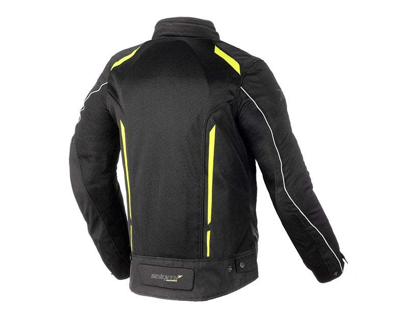 Seventy Degrees JT32 Summer Touring Black/ Fluor Yellow Jacket