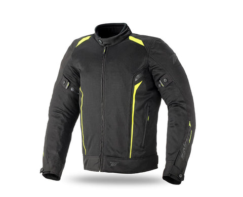Seventy Degrees JT32 Summer Touring Black/ Fluor Yellow Jacket