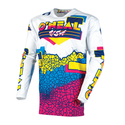 ONEAL MAYHEM Jersey CRACKLE 91 Yellow/White/Blue