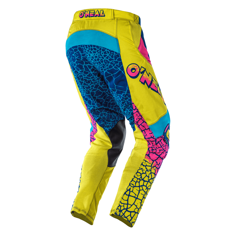 ONEAL MAYHEM Pants CRACKLE 91 Yellow/White/Blue