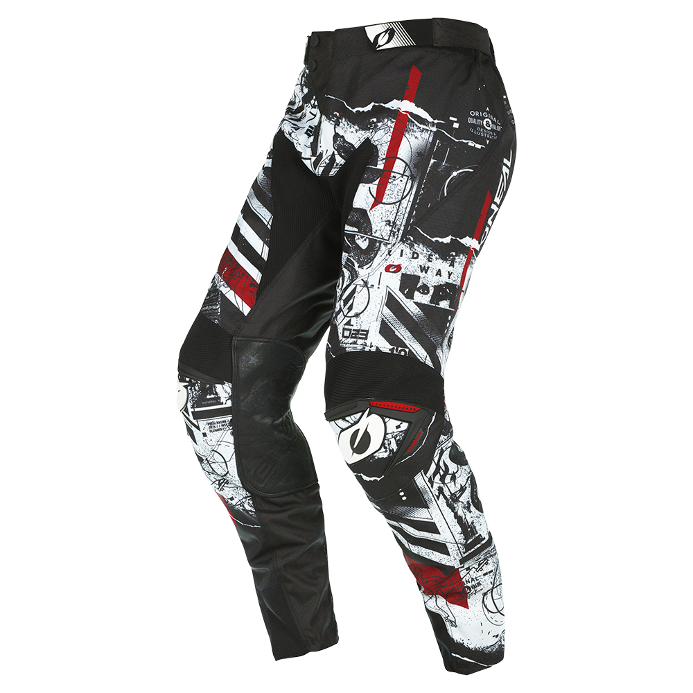 ONEAL MAYHEM Pants SCARZ V.22 Black/White/Red
