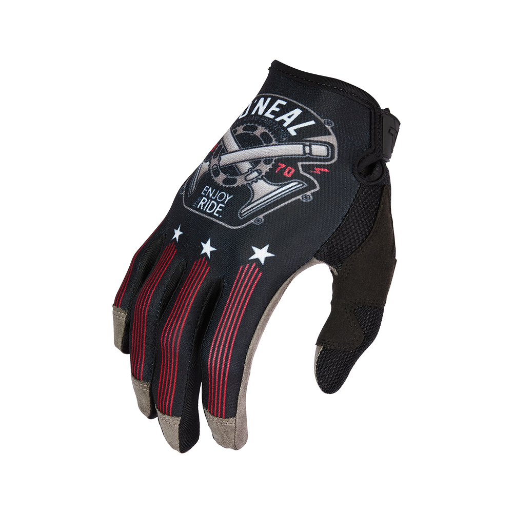 ONEAL MAYHEM Glove PISTON V.23 Black/White/Red