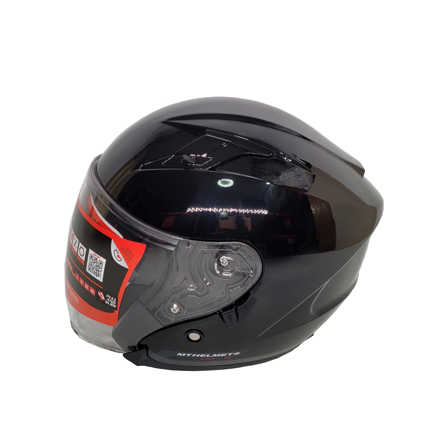 MT Helmets Avenue SV Plain Gloss Black Helmet