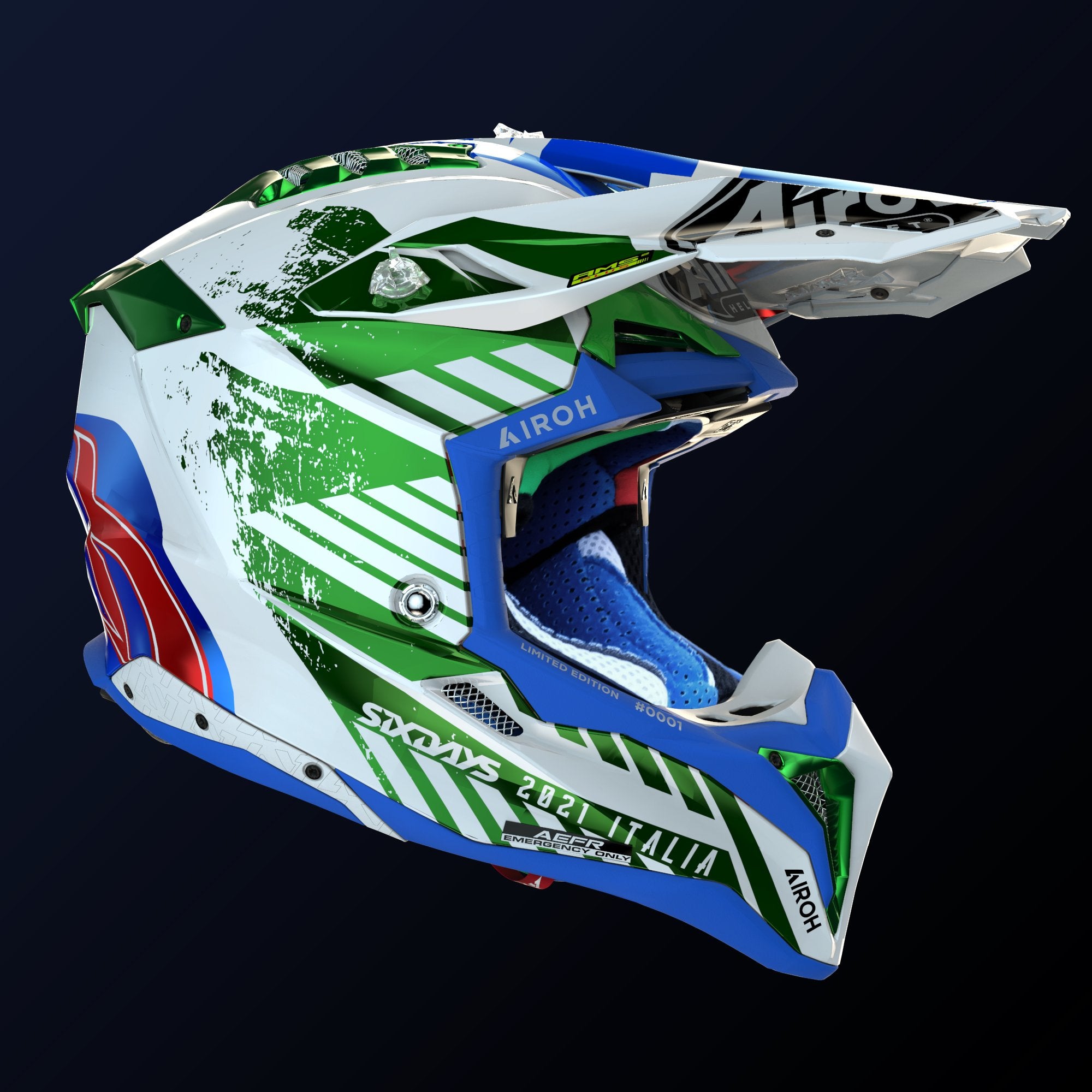 Airoh Aviator 3 Six Days 2021 Italy Helmet