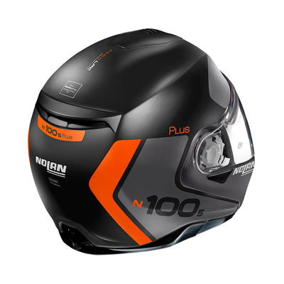Nolan N100-5 Plus Distinctive 26 Flat Black Helmet