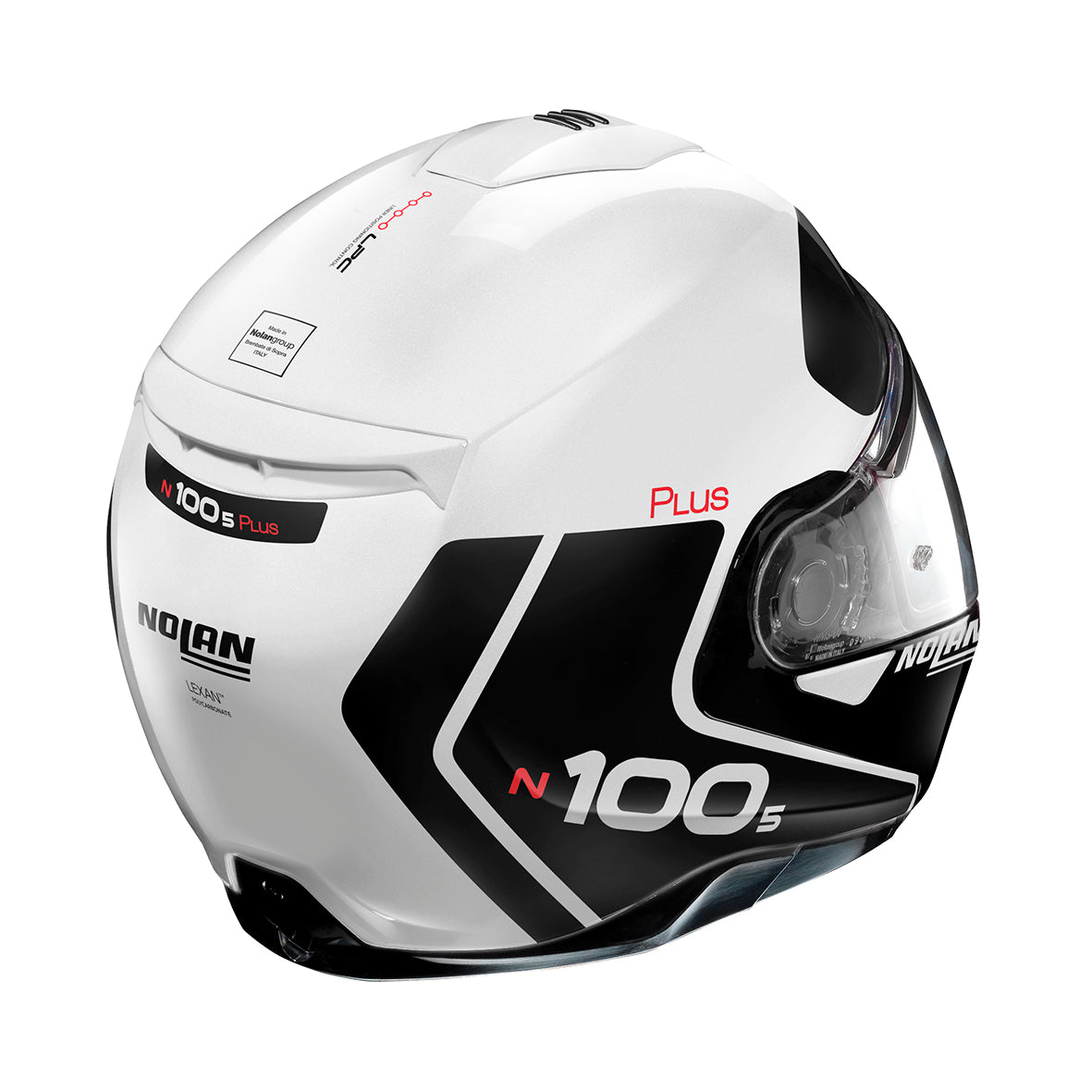Nolan N100-5 Plus Distinctive 22 Metal White Helmet