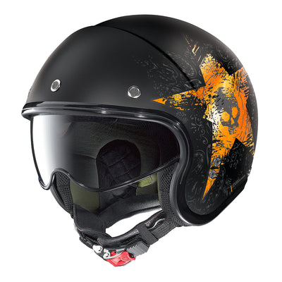 Nolan N21 Star Skull 71 Flat Black Helmet