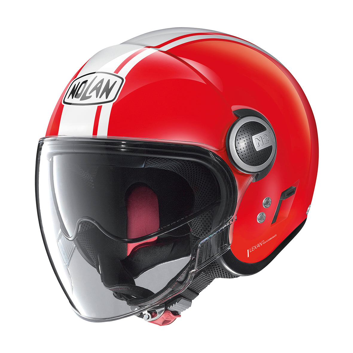 Nolan N21 Visor Dolce Vita 96 Corsa Red Helmet