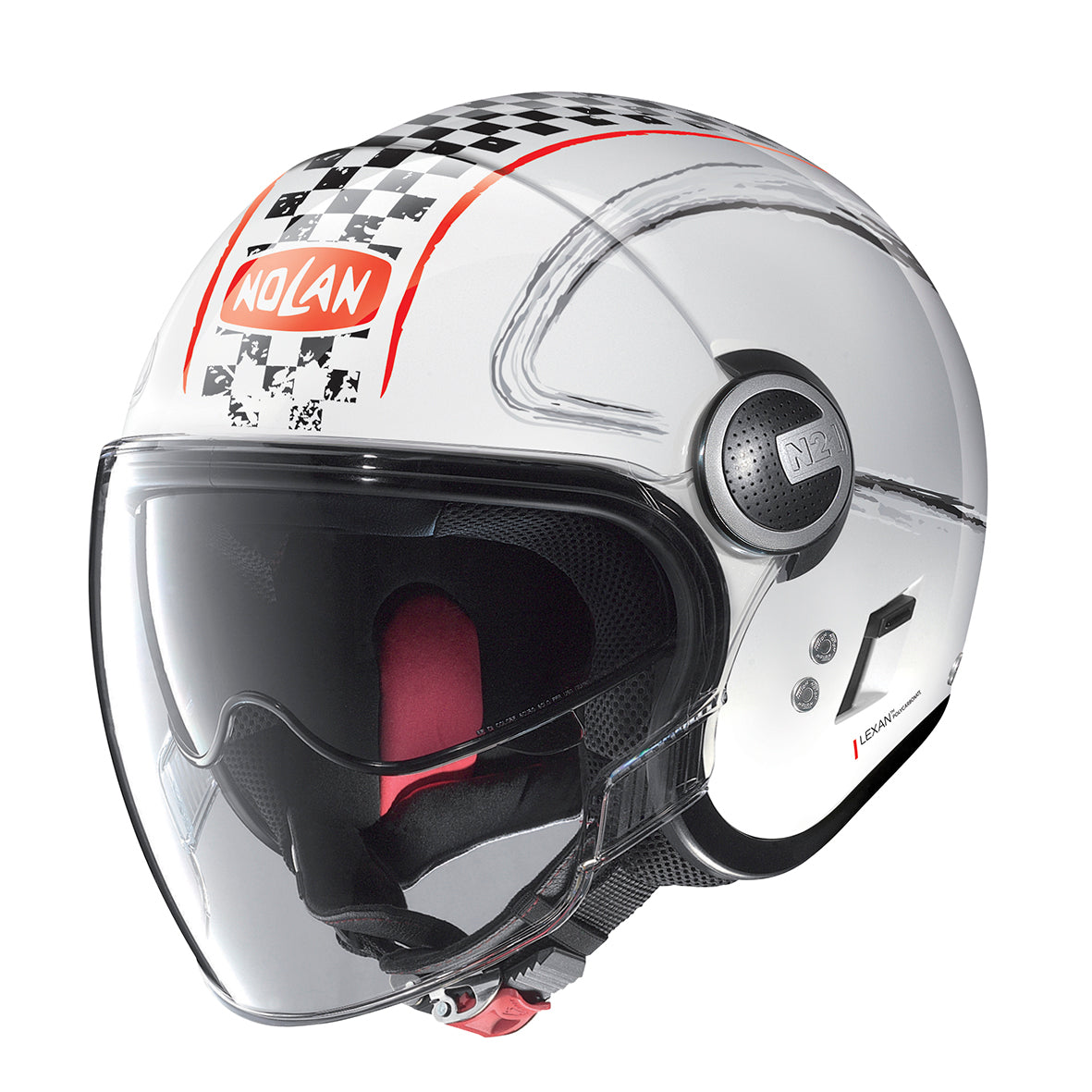 Nolan N21 Visor Getaway 60 Metal White Helmet