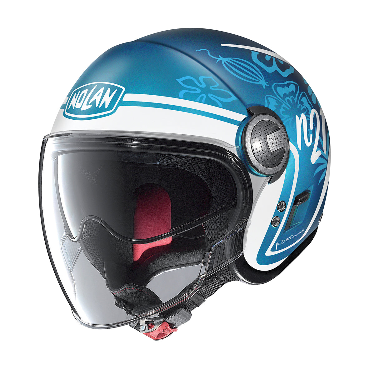 Nolan N21 Visor Playa 88 Flat Sapphire Blue Helmet
