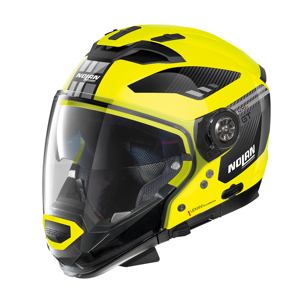 Nolan N70-2 GT Bellavista 26 LED Yellow Helmet
