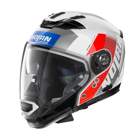 Nolan N70-2 GT Celeres 33 Metal White Helmet