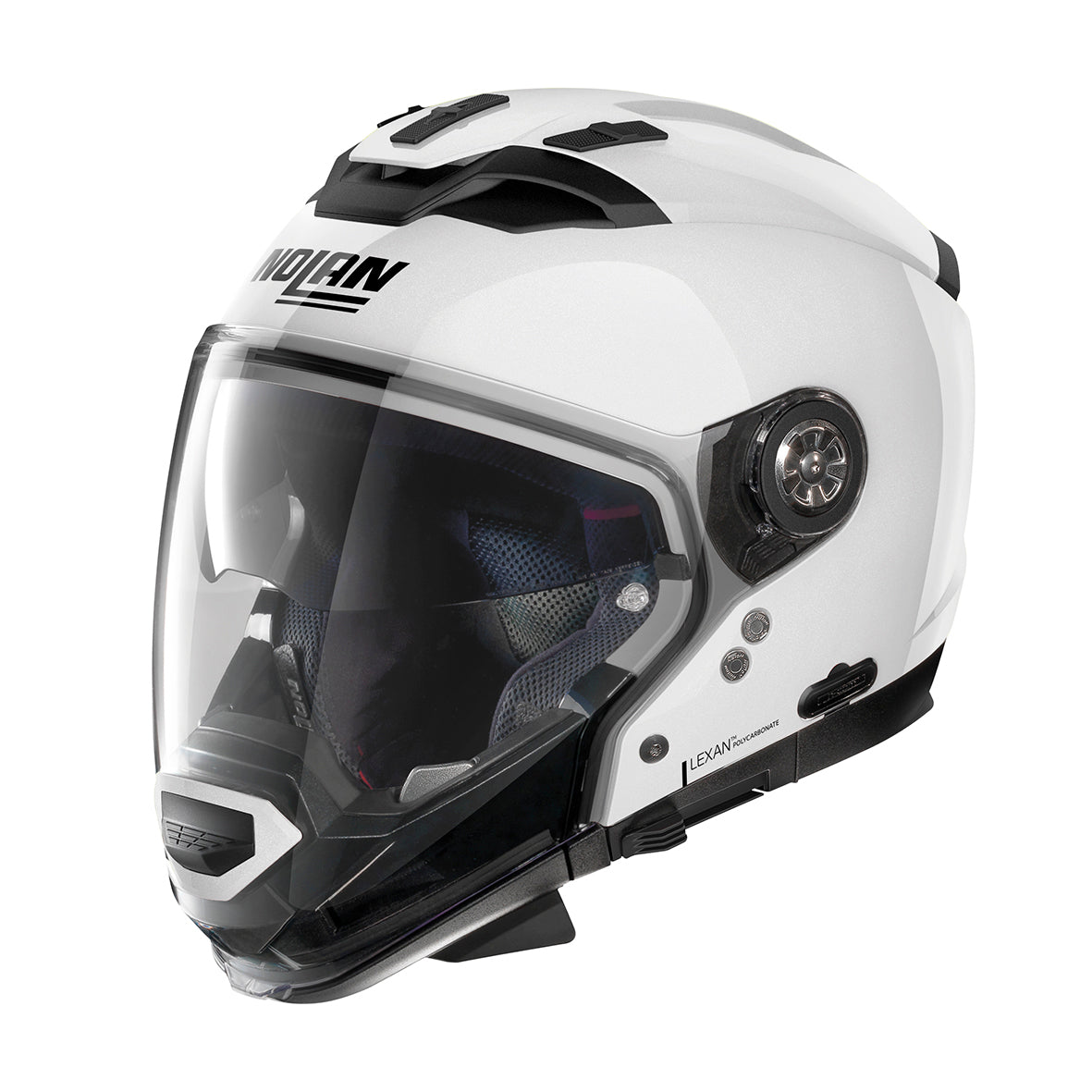 Nolan N70-2 GT Classic 5 Metal White Helmet
