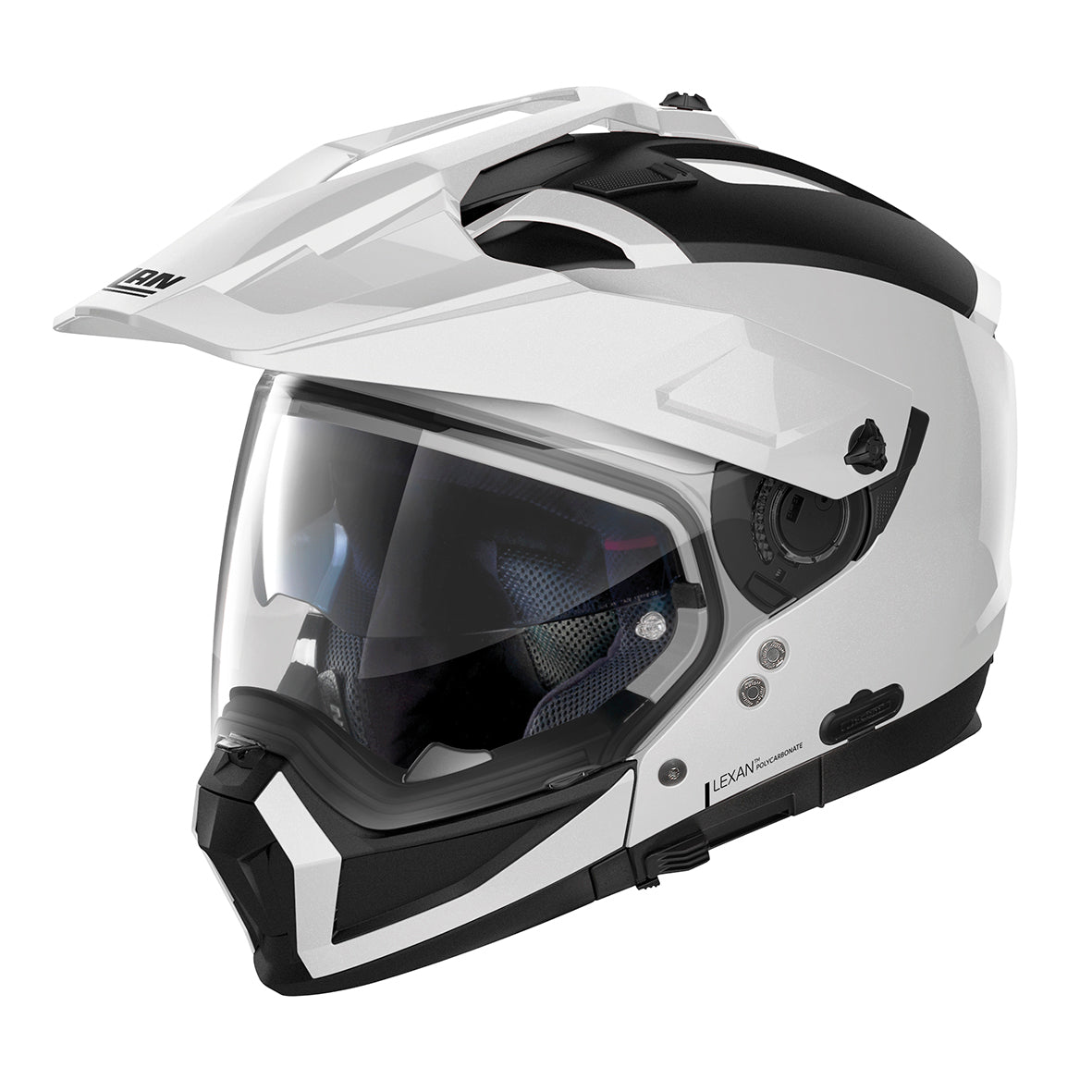 Nolan N70-2 X Classic 5 Metal White Helmet