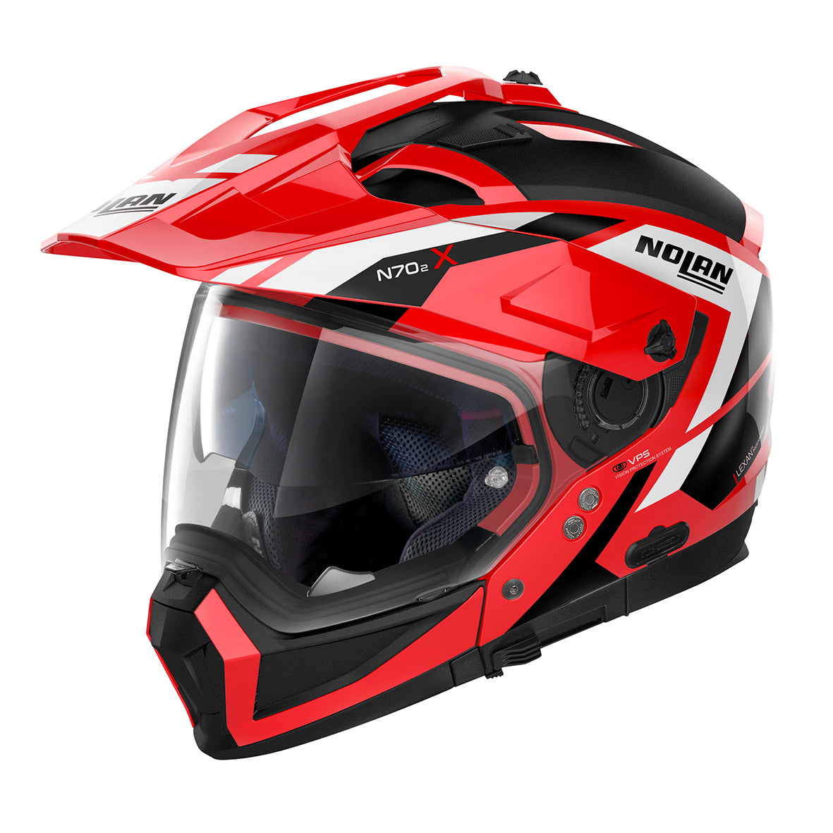 Nolan N70-2 X Grandes Alpes 28 Corsa Red Helmet