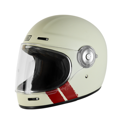 Origine Vega Matt Stripe White Helmet