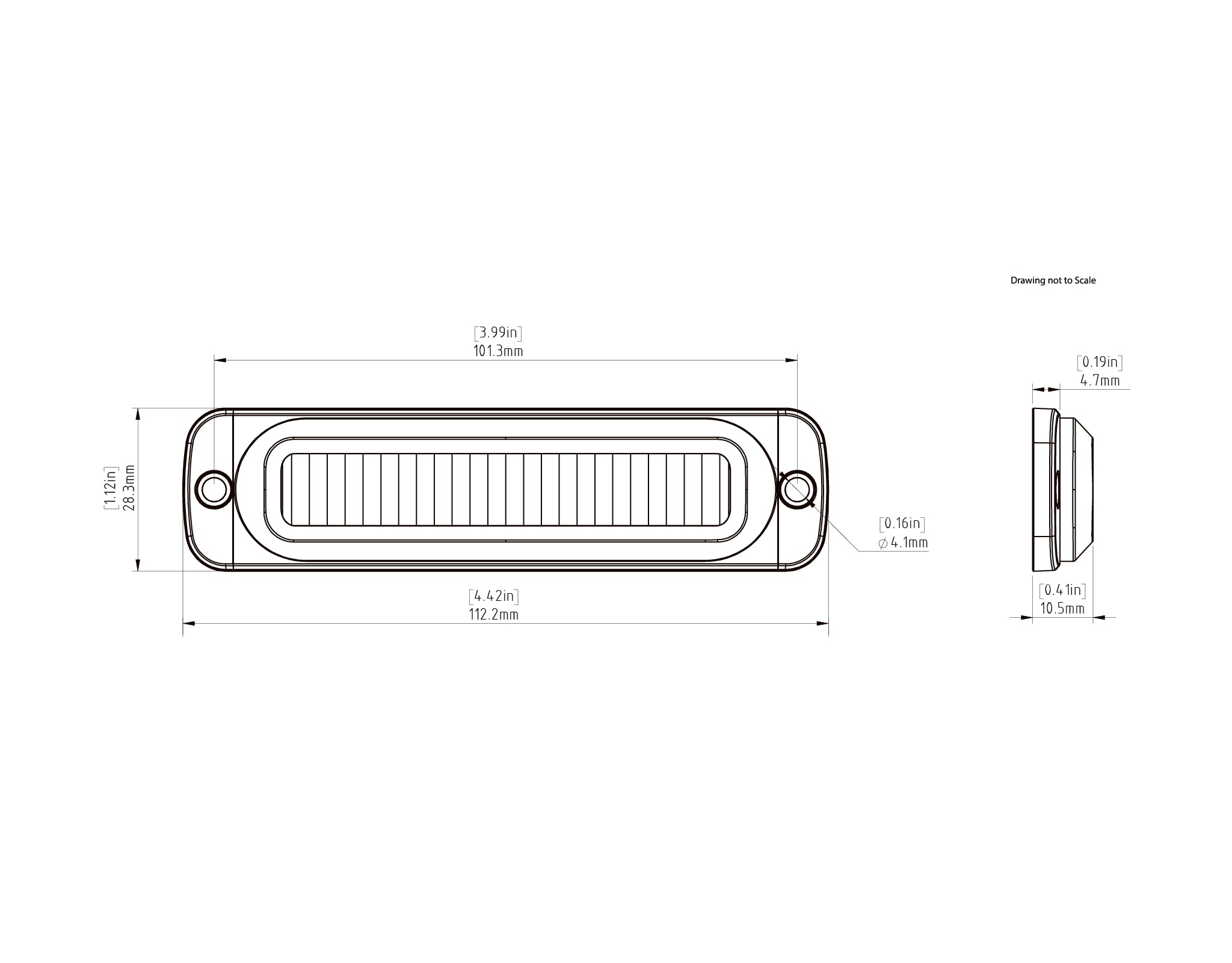 Denali B6 License Plate LED Auxiliary Brake Light for Select KTM Adventure Motorcycles 【DNL.B6.10400】