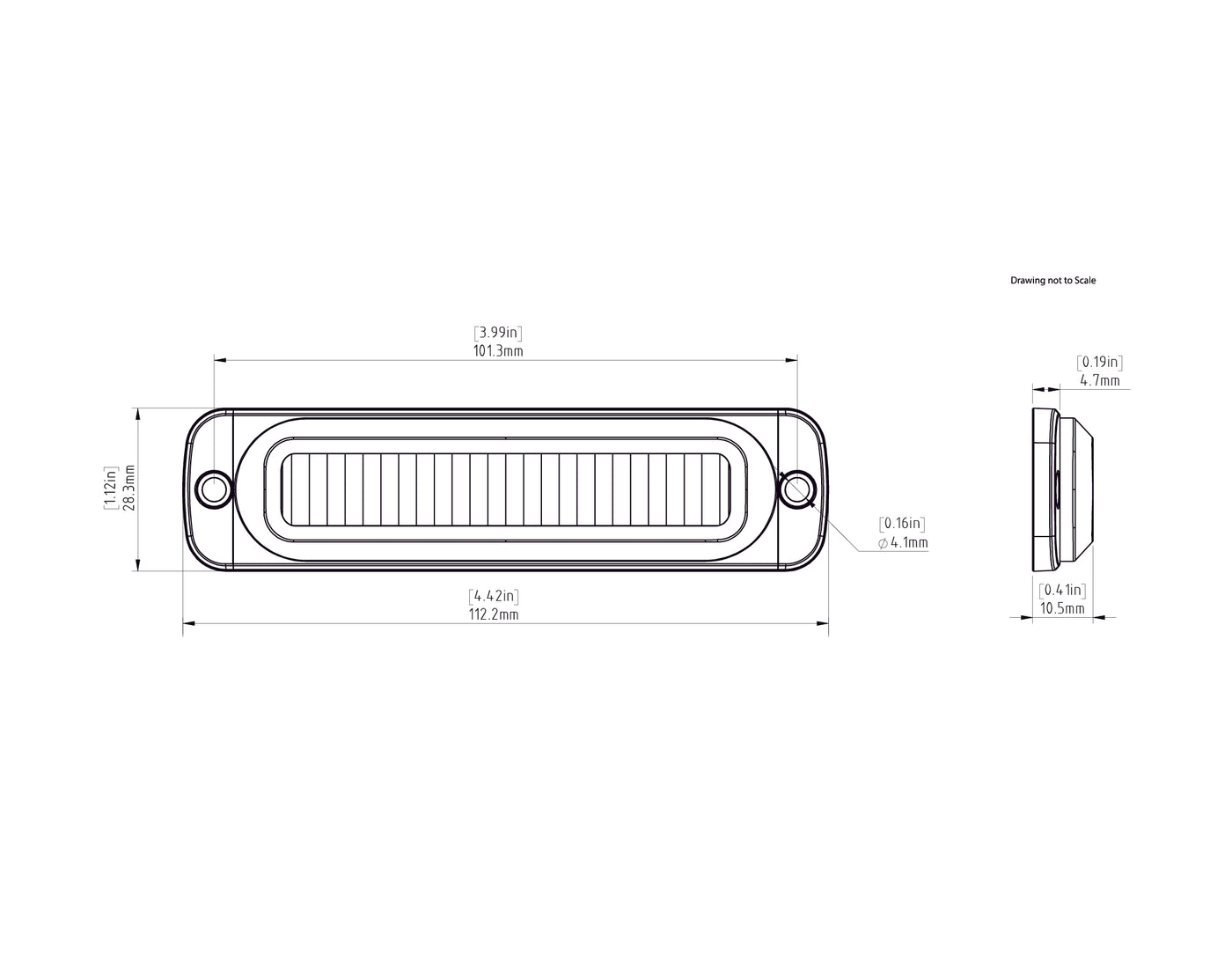 Denali B6 License Plate LED Auxiliary Brake Light for Select KTM Adventure Motorcycles 【DNL.B6.10400】