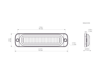 Denali B6 License Plate LED Auxiliary Brake Light for Select KTM Adventure Motorcycles 【DNL.B6.10400】