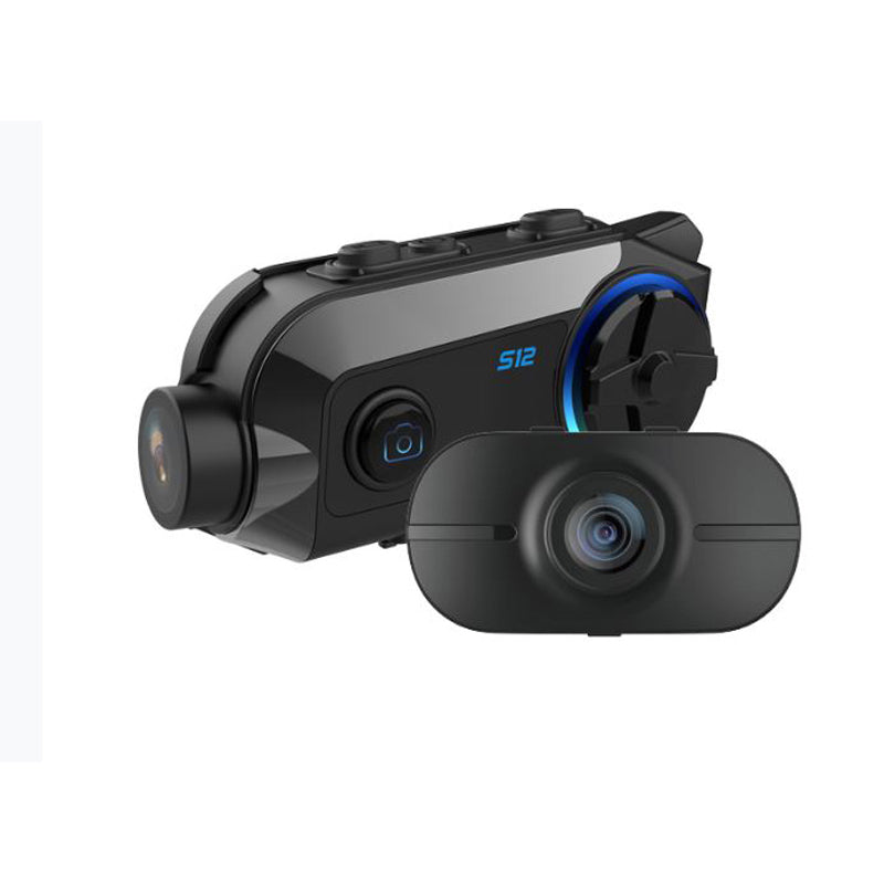SCS S12 Helmet Dual Camera Bluetooth Intercom