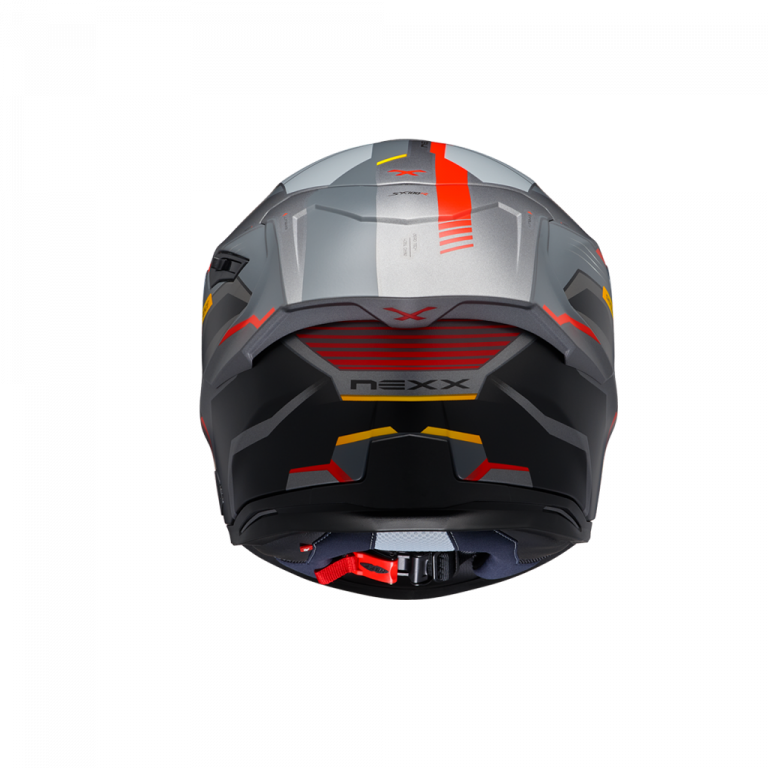 Nexx SX.100R Gridline Grey Red MT Helmet