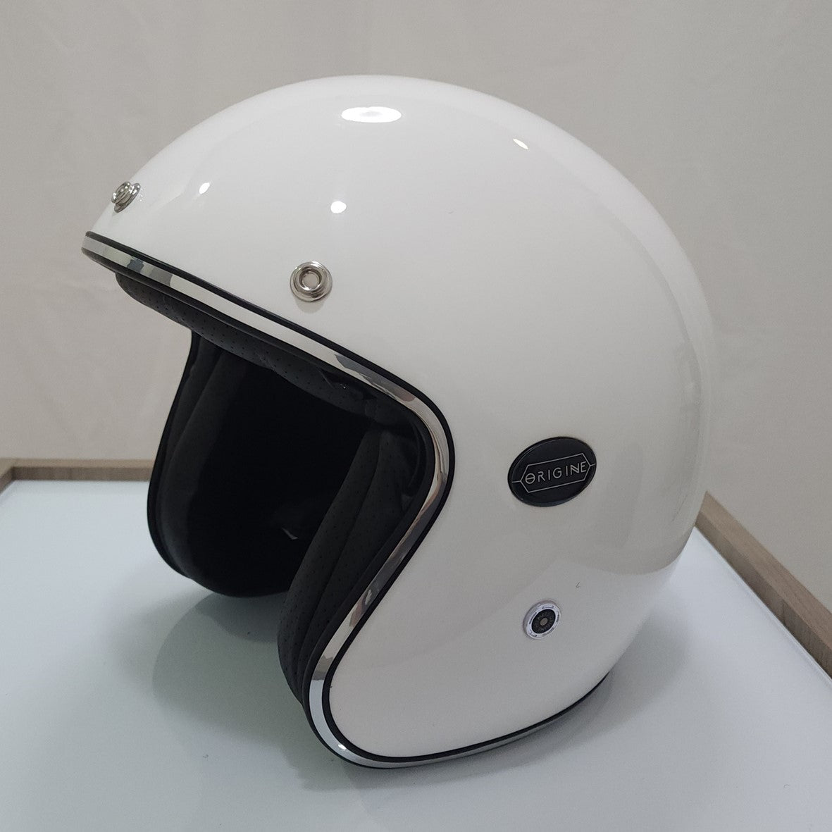 Origine Sirio Solid Gloss White Helmet