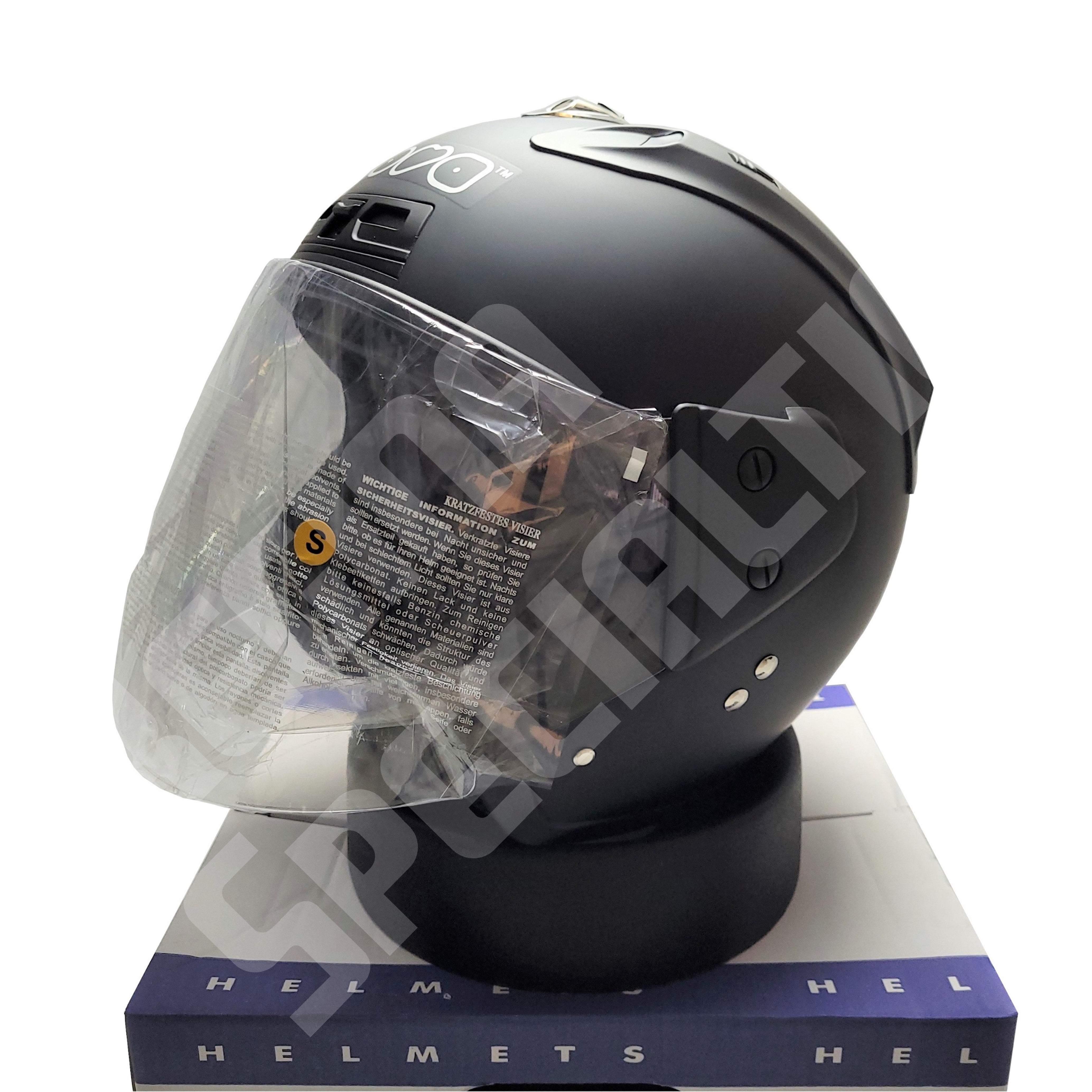 NOVA 606W Matt Black Helmet