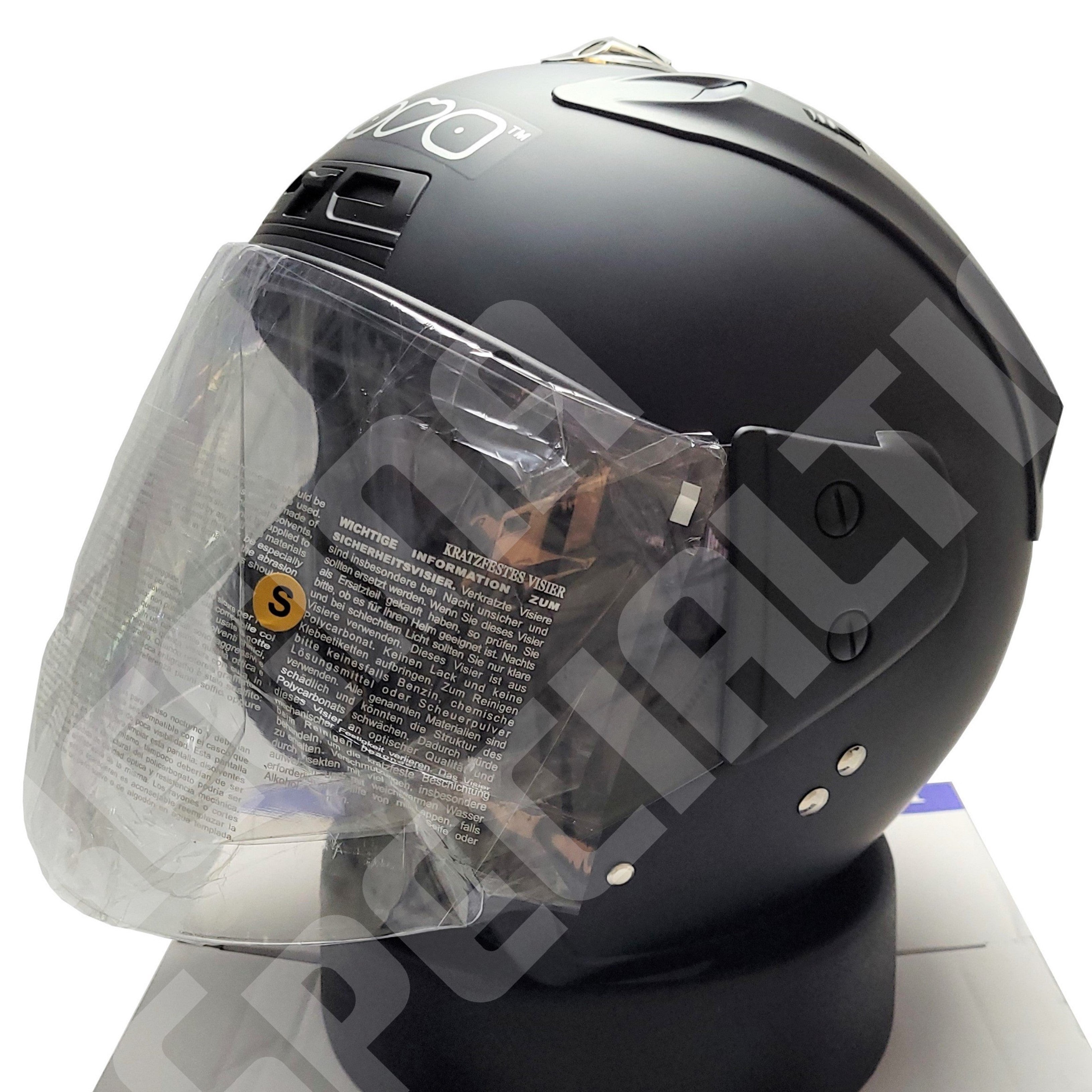 NOVA 606W Matt Black Helmet