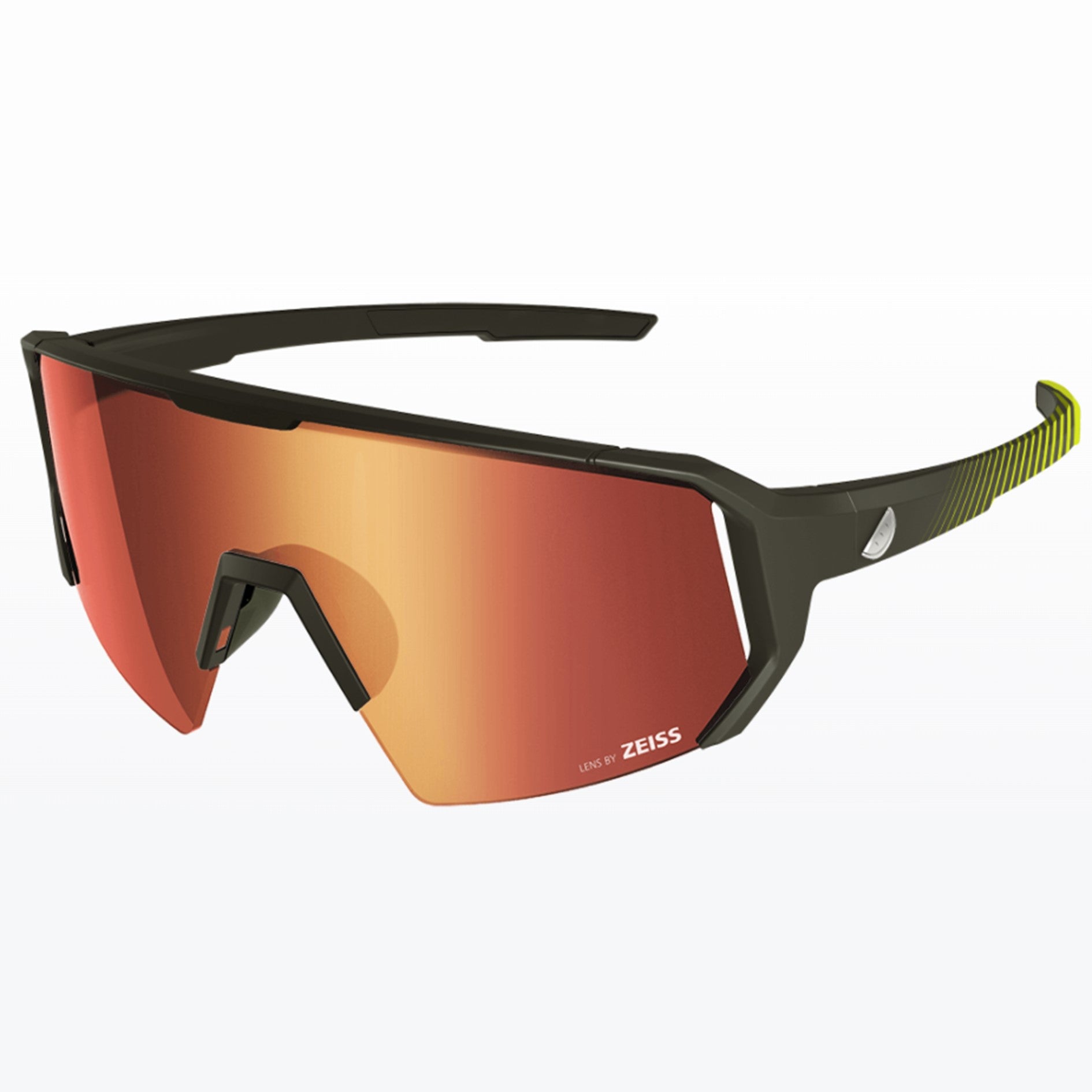 Melon Alleycat Sunglasses (trail) - Neon Fash Yellow Ltd Ed /Yellow Highlights/ Red Chrome