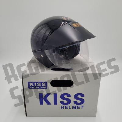 KISS Gloss Black Helmet