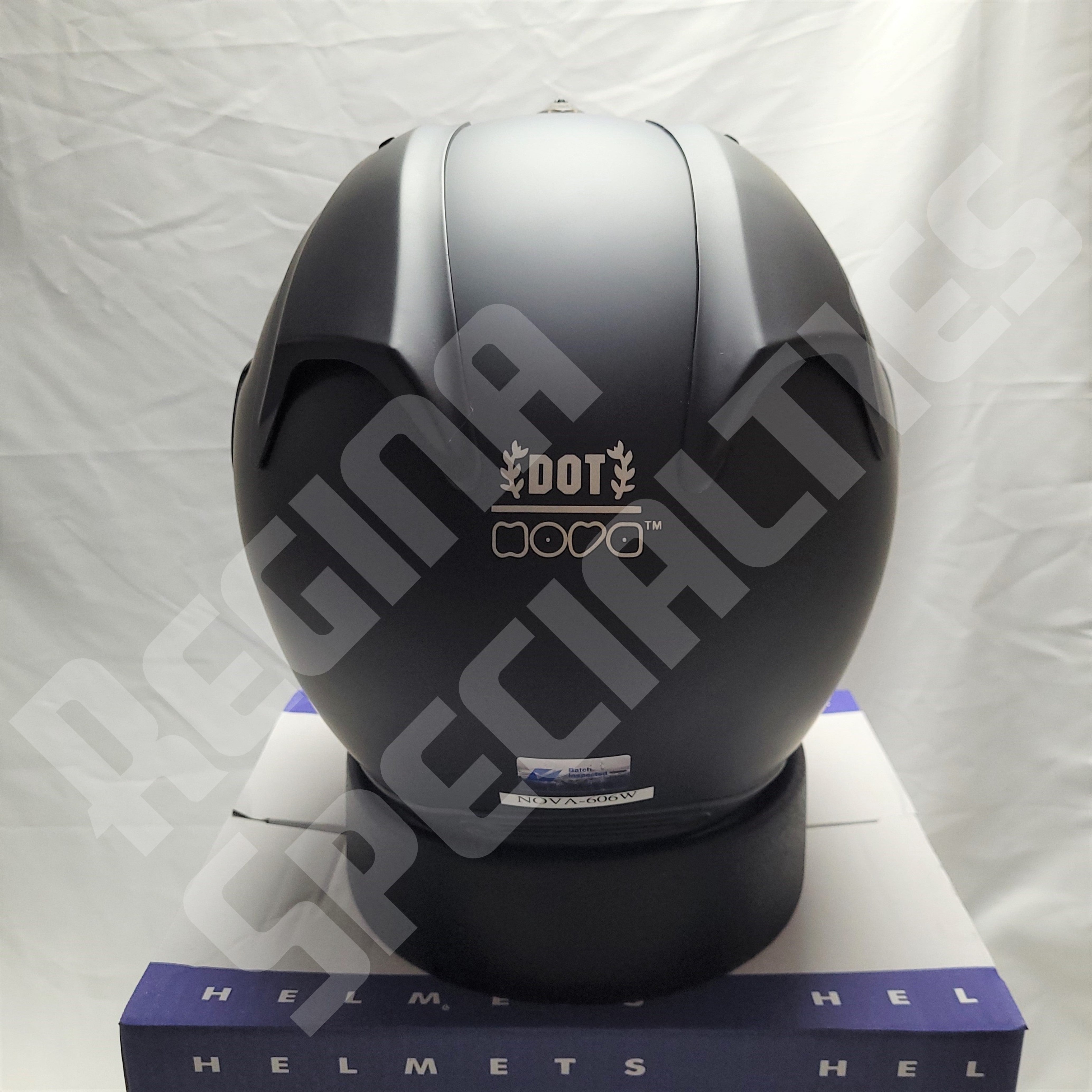 NOVA 606W Matt Black Helmet