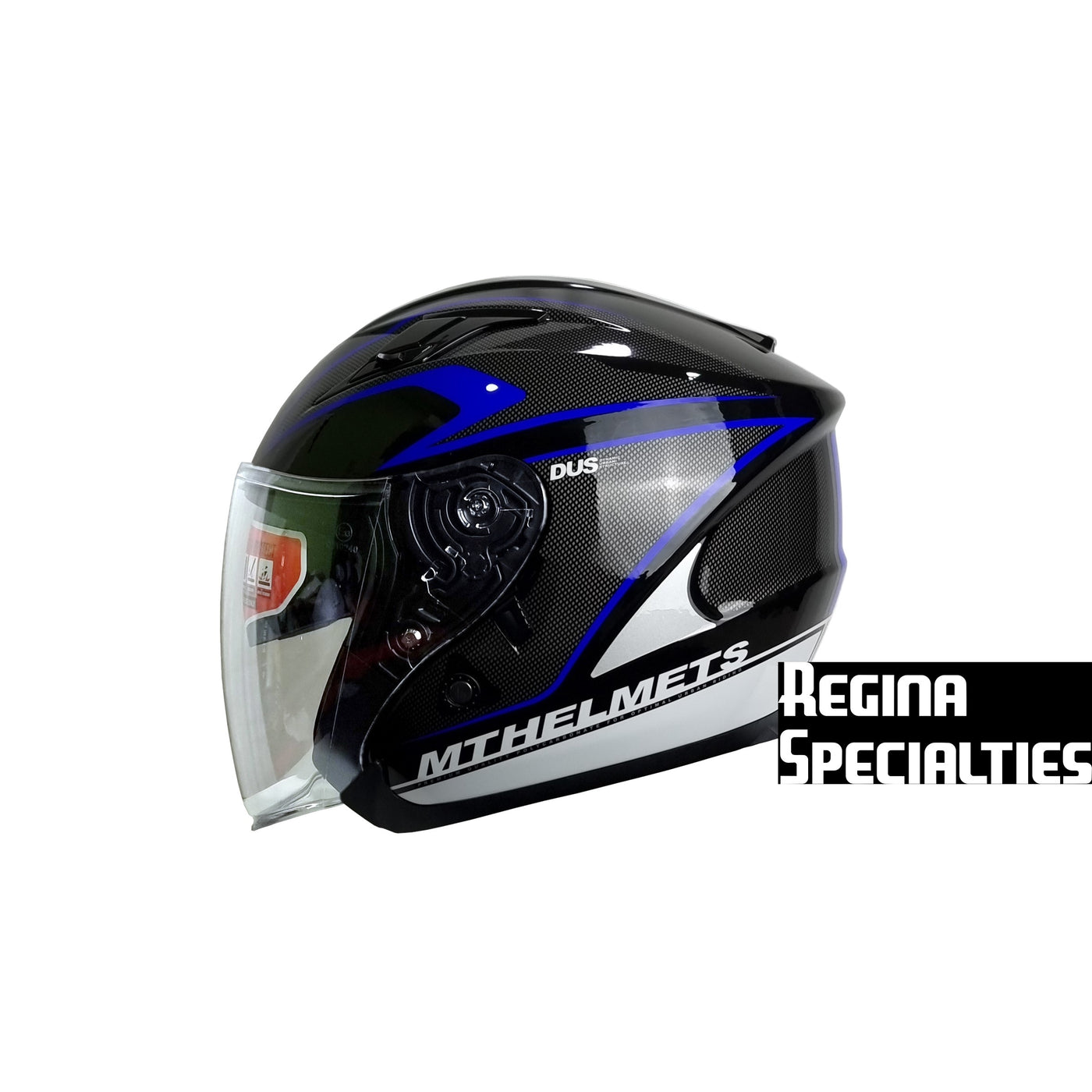 MT Helmets Avenue SV Civvy D7 Gloss Blue Helmet