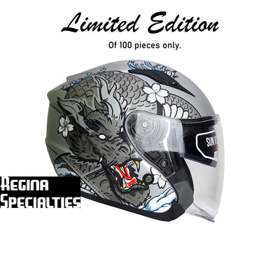 [Limited Edition] MT Helmets Avenue SV KRPA A2 Matt Gray Helmet