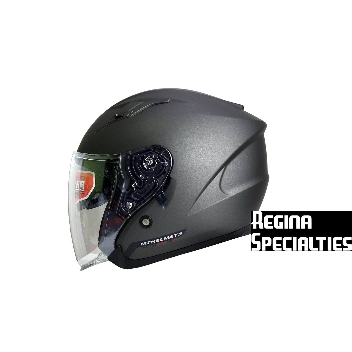MT Helmets Avenue SV Plain Matt Titanium Helmet