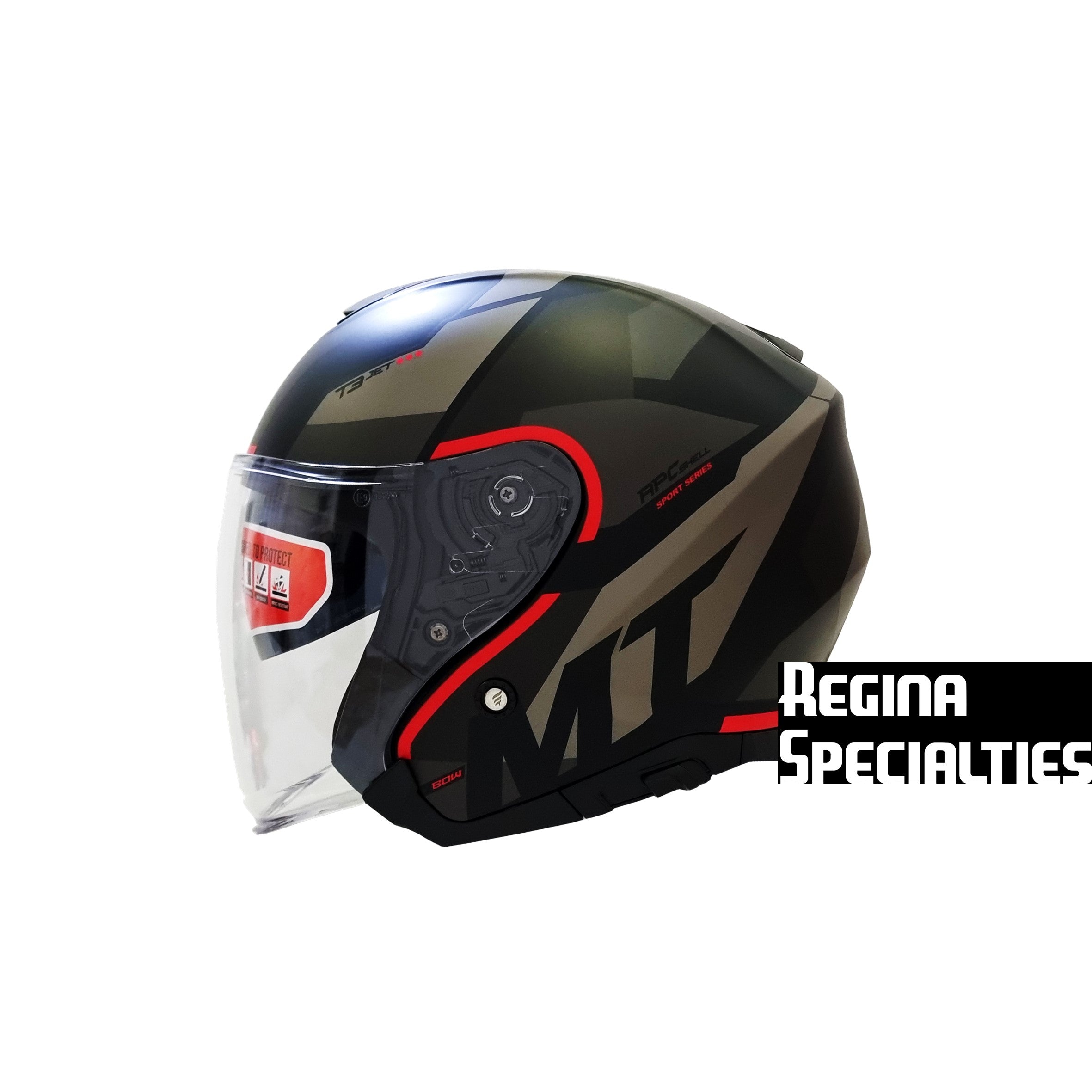 MT Helmets Thunder 3 SV Jet T Bow A5 Matt Red Helmet