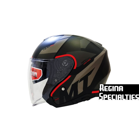MT Helmets Thunder 3 SV Jet T Bow A5 Matt Red Helmet