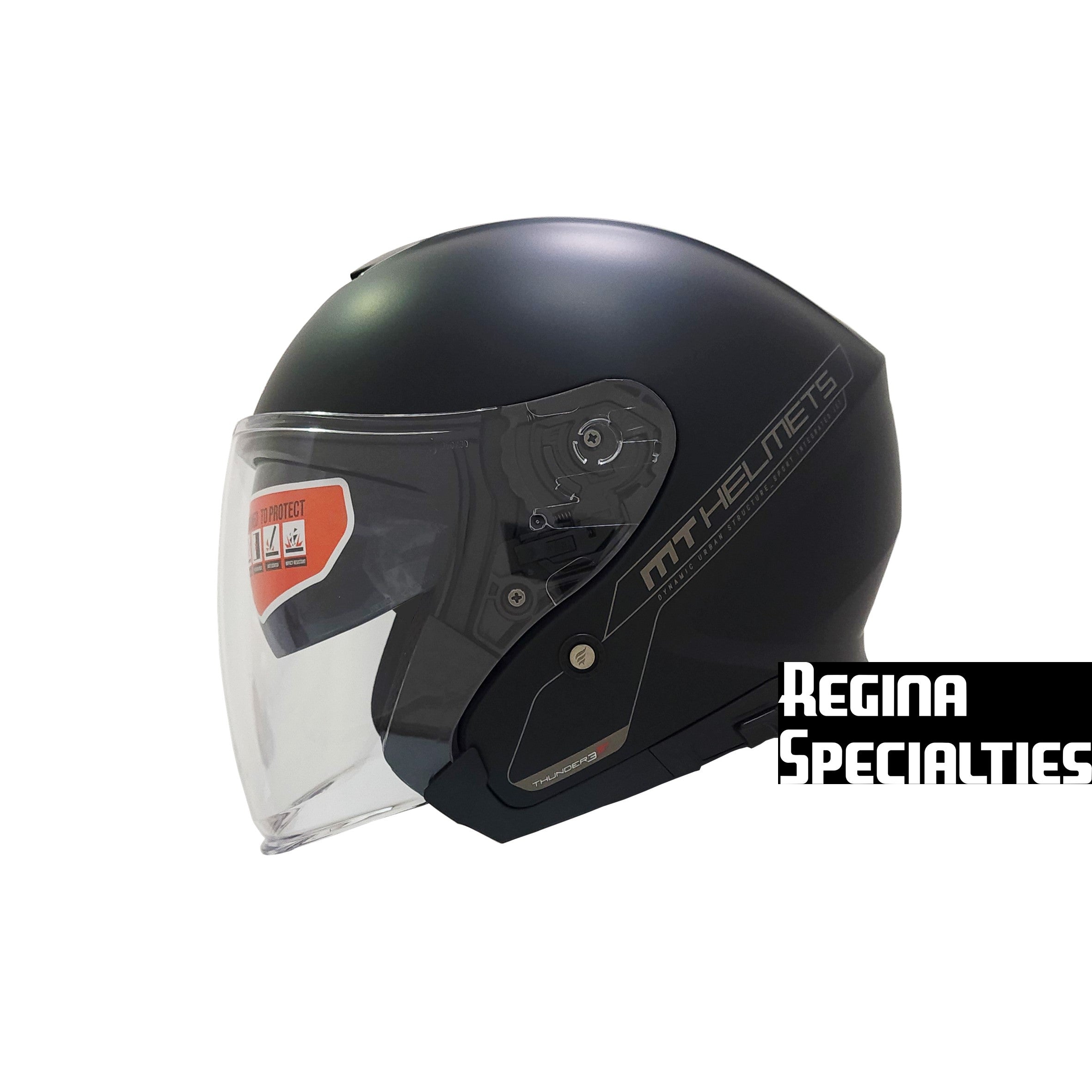 MT Helmets Thunder 3 SV Jet Solid A1 Matt Black Helmet