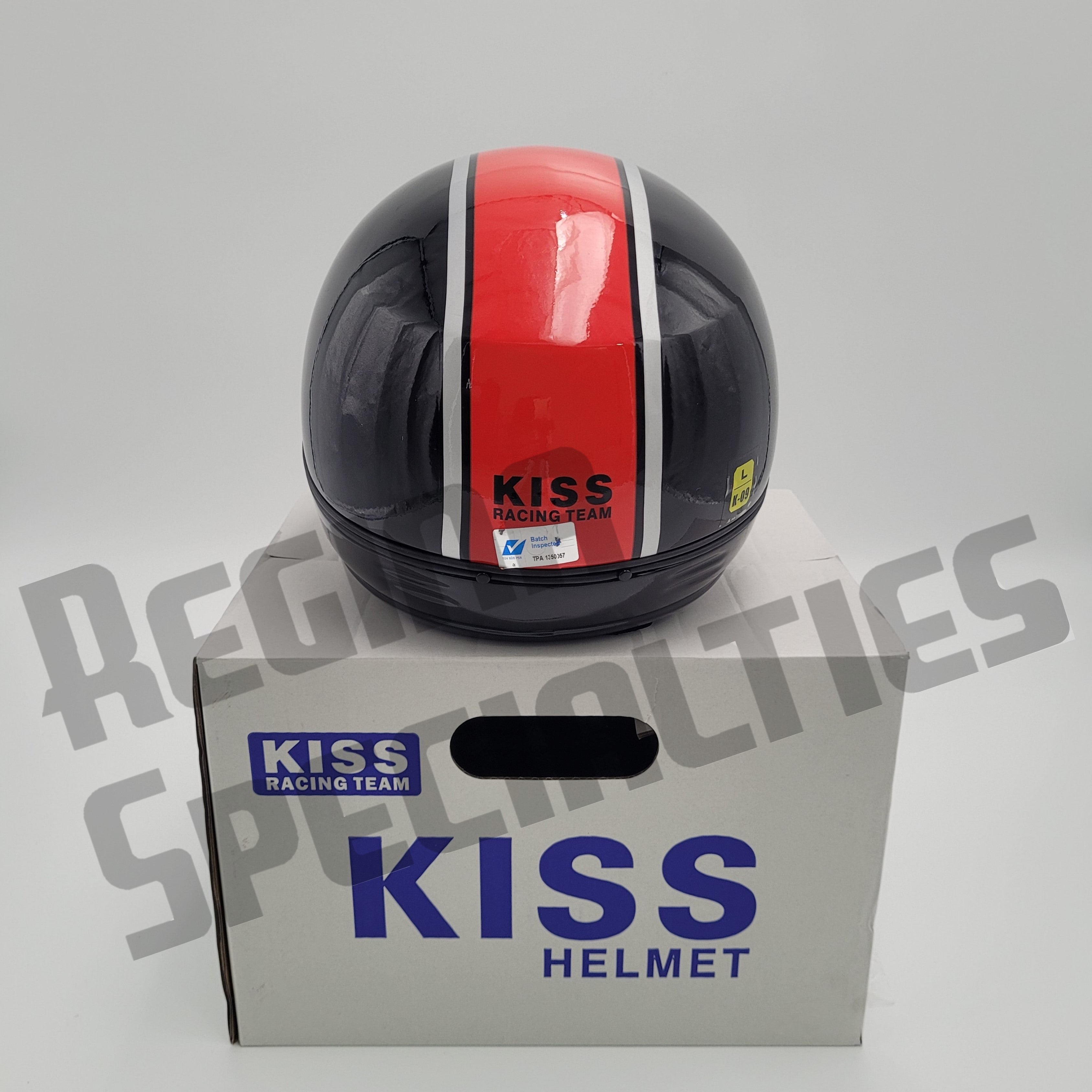 KISS #02 Black/Red Helmet – Regina Specialties