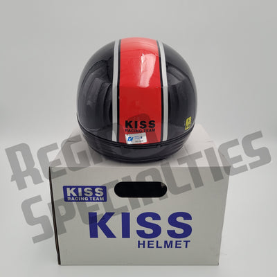KISS #02 Black/Red Helmet