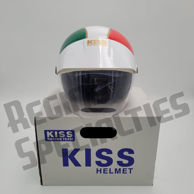 KISS #01 Green/White/Red Helmet (ITALY)