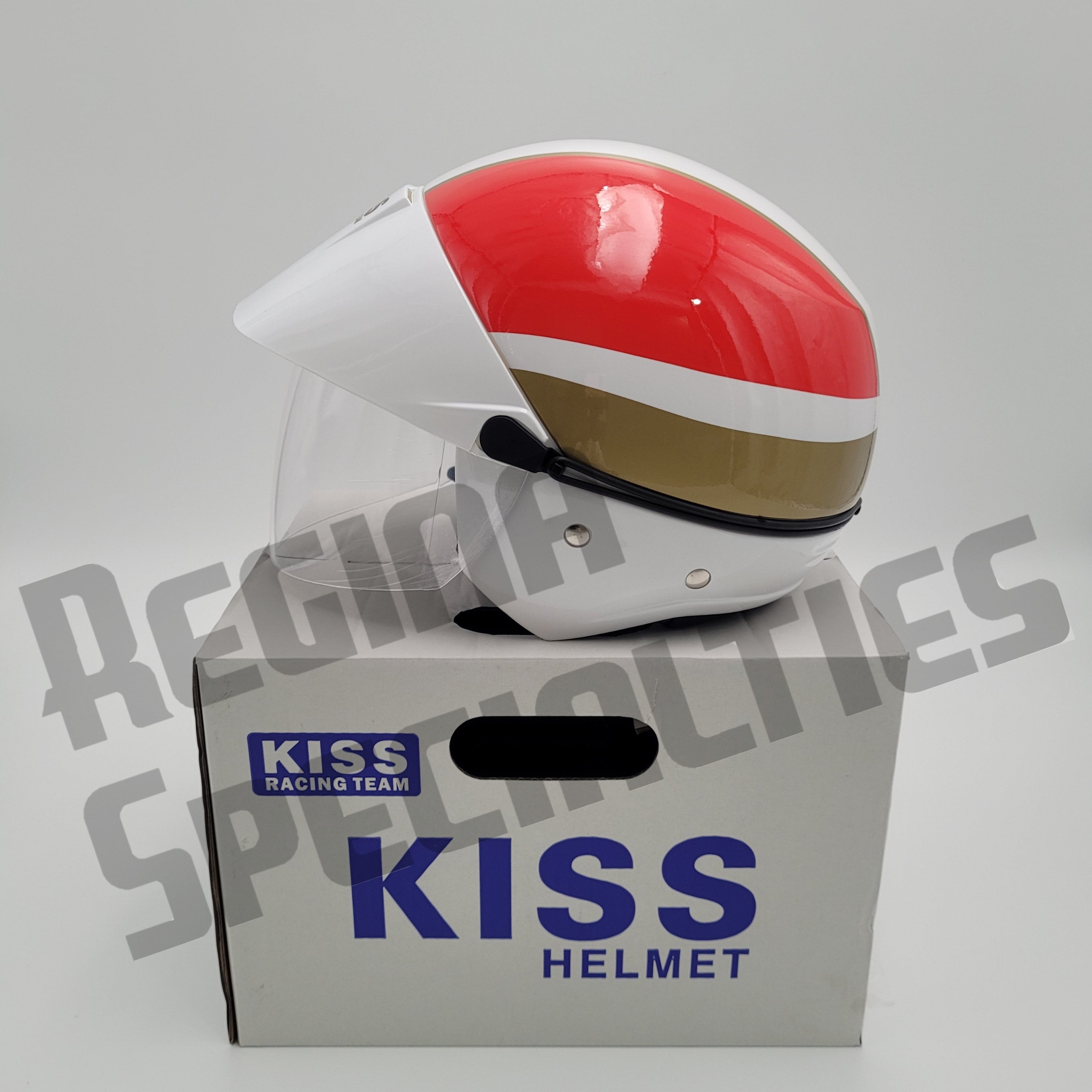 KISS #01 Green/White/Red Helmet (ITALY)