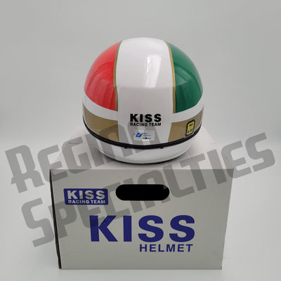 KISS #01 Green/White/Red Helmet (ITALY)