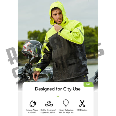 Nanshi Heavy Duty Motorcycle Raincoat (Premium)