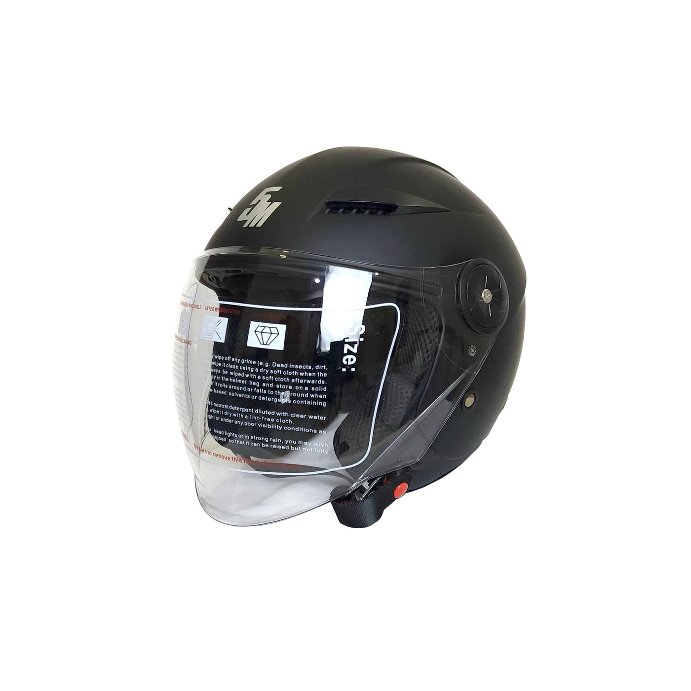 5M Aorta Matt Black Helmet