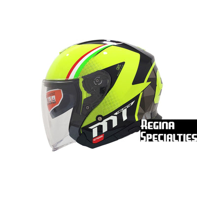 MT Helmets Thunder 3 SV Jet Nepa A3 Gloss Fluor Yellow Helmet