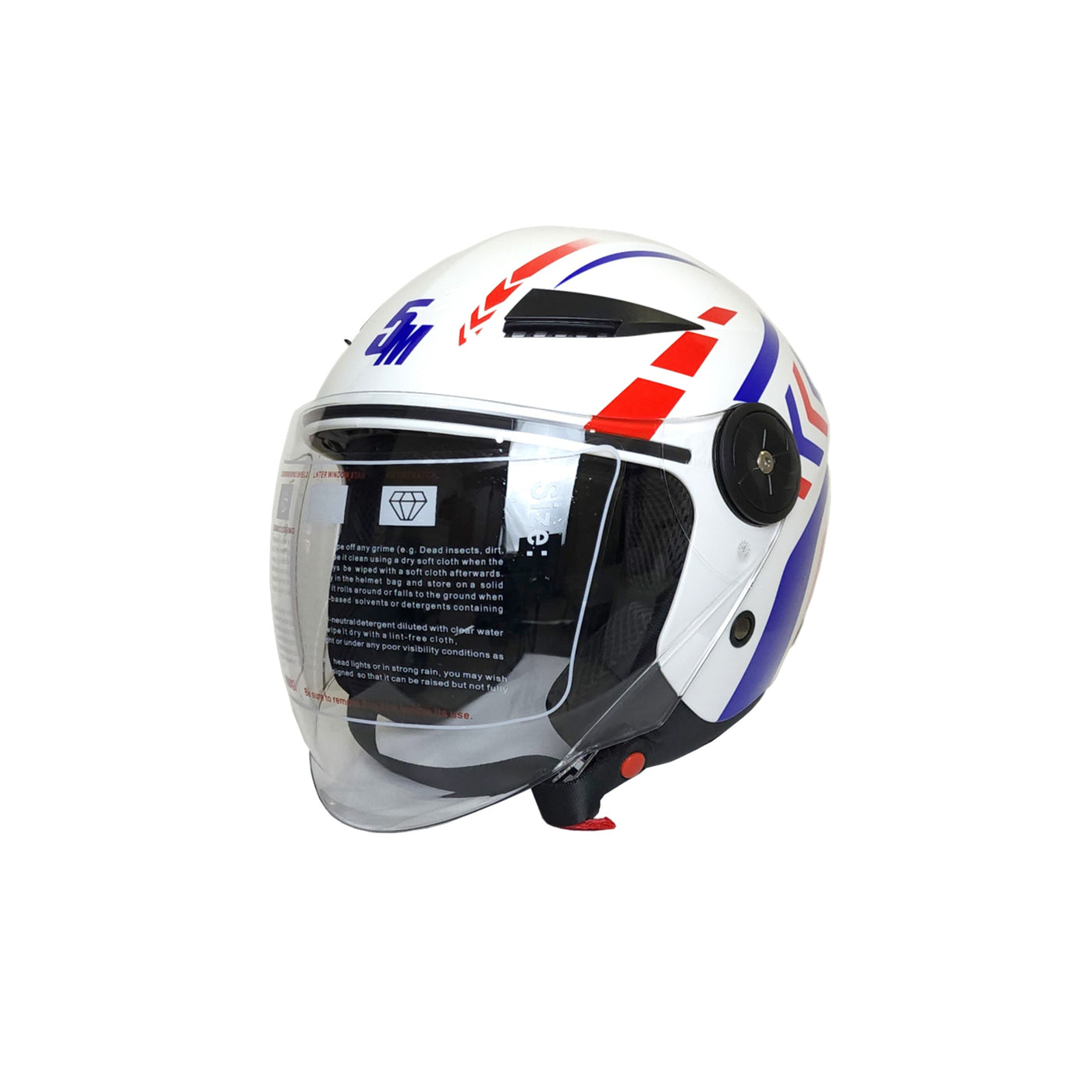 5M Aorta White Red Blue Helmet (TP Edition)