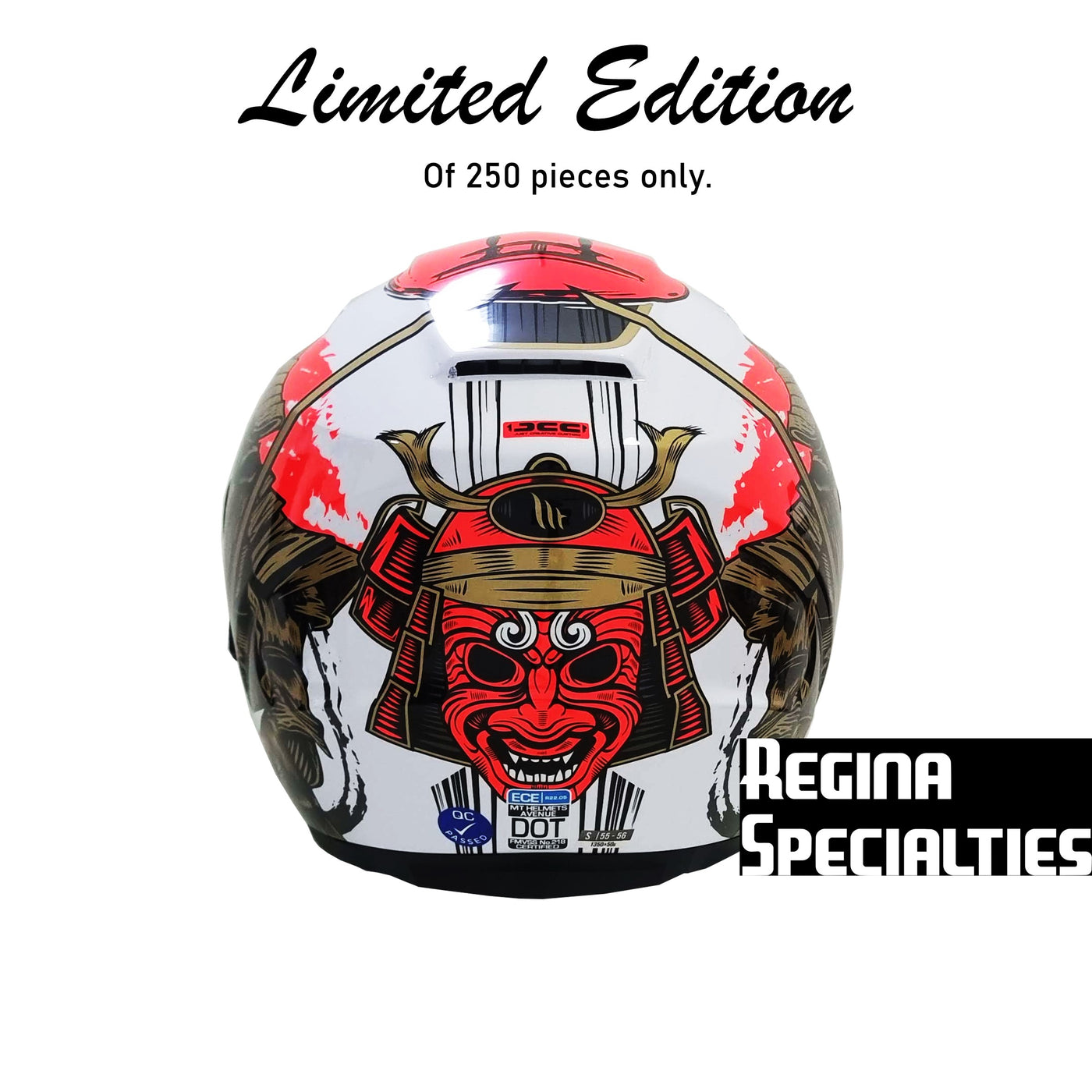 [Limited Edition] MT Helmets Avenue SV Bushido Gloss white Helmet (Samurai)