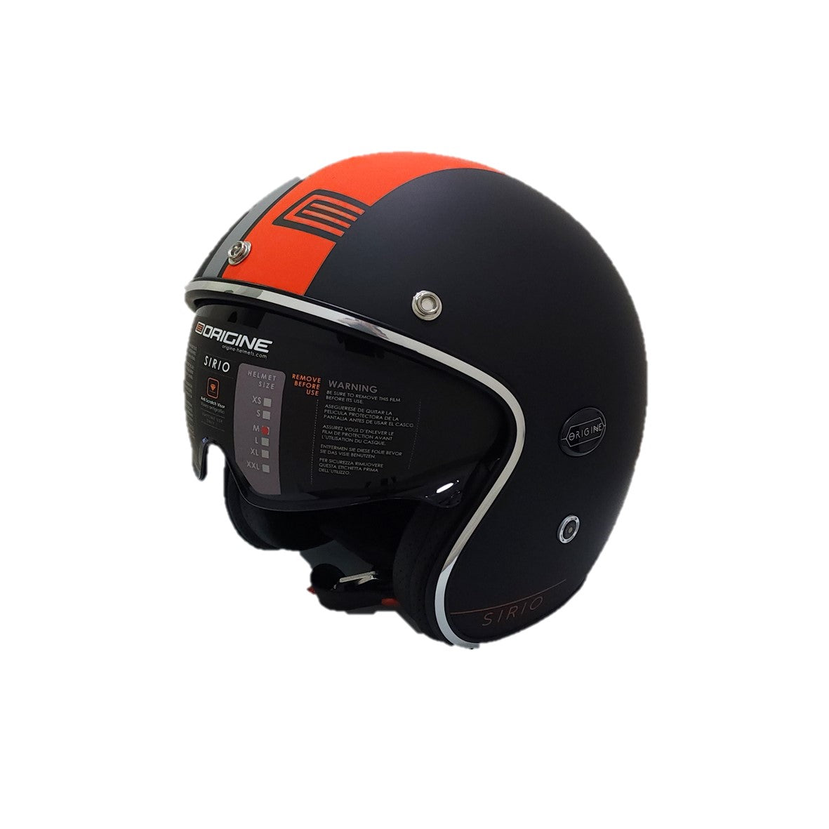 Origine Sirio Style Orange Matt Helmet