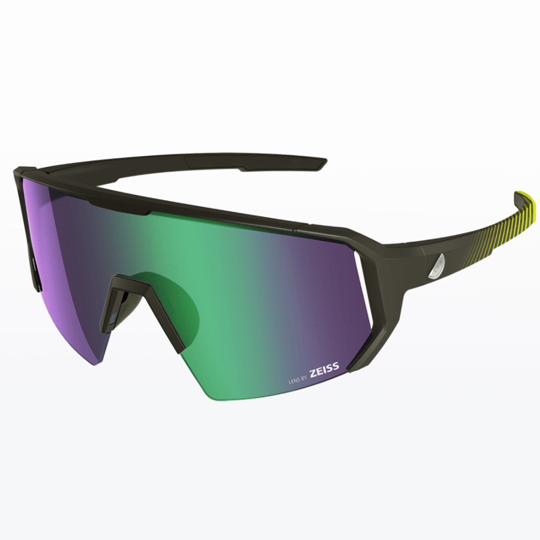 Melon Alleycat Sunglasses (trail) - Neon Fash Yellow Ltd Ed /Yellow Highlights/ Violet Chrome