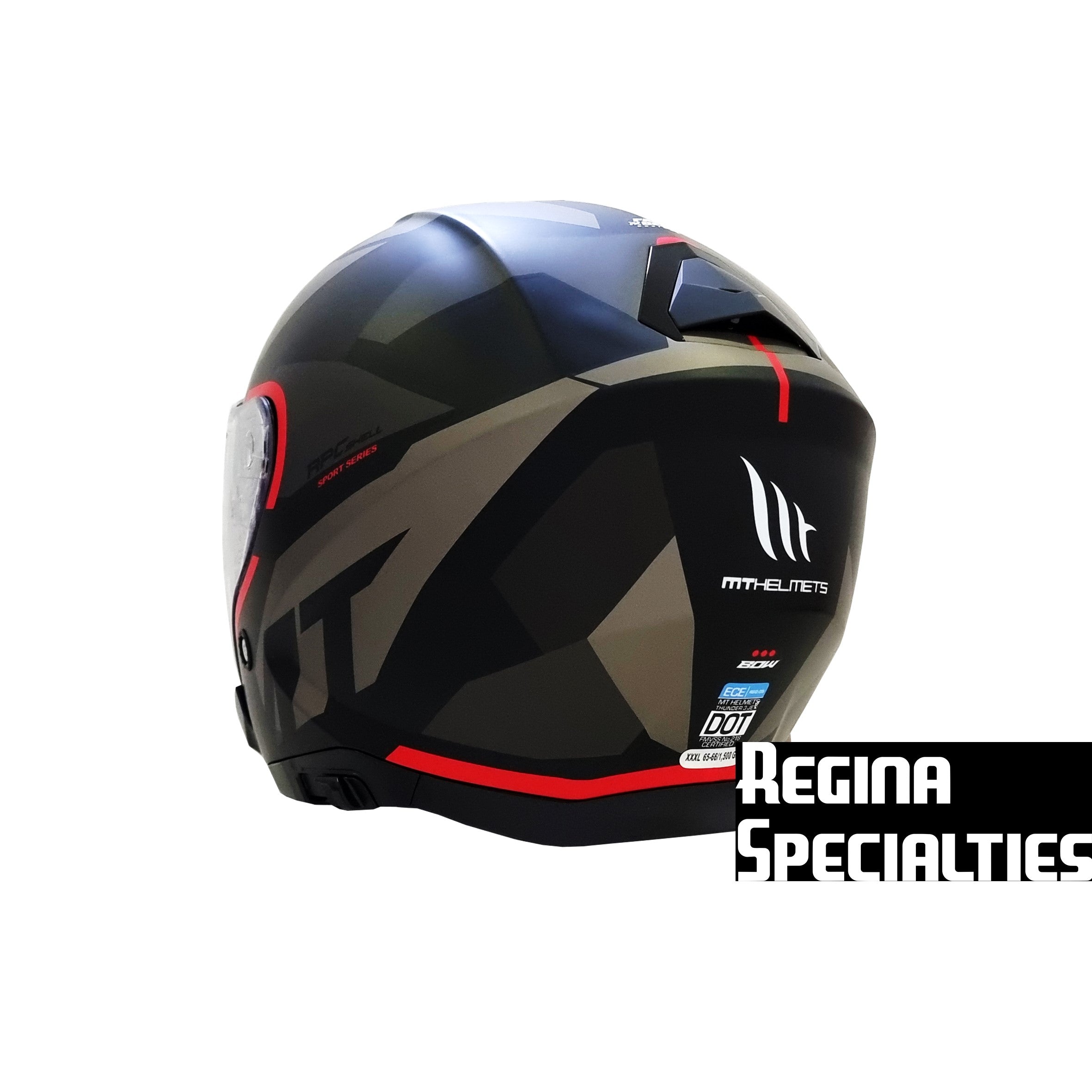 MT Helmets Thunder 3 SV Jet T Bow A5 Matt Red Helmet